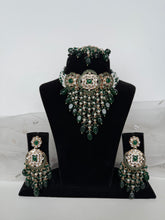 Load image into Gallery viewer, Meenakari Green Set
