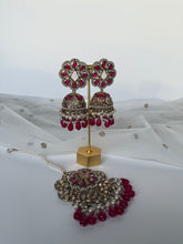 Load image into Gallery viewer, Hot Pink Oversized Jhumki
