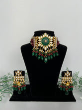 Load image into Gallery viewer, Olivia in Green Kundan
