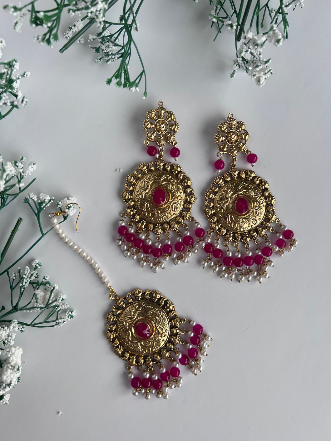 Antique Gold Tikka Set (5 colours)