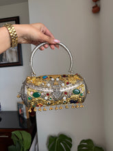 Load image into Gallery viewer, Brass Kundan Metal Bag
