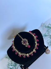 Load image into Gallery viewer, Maroon choker
