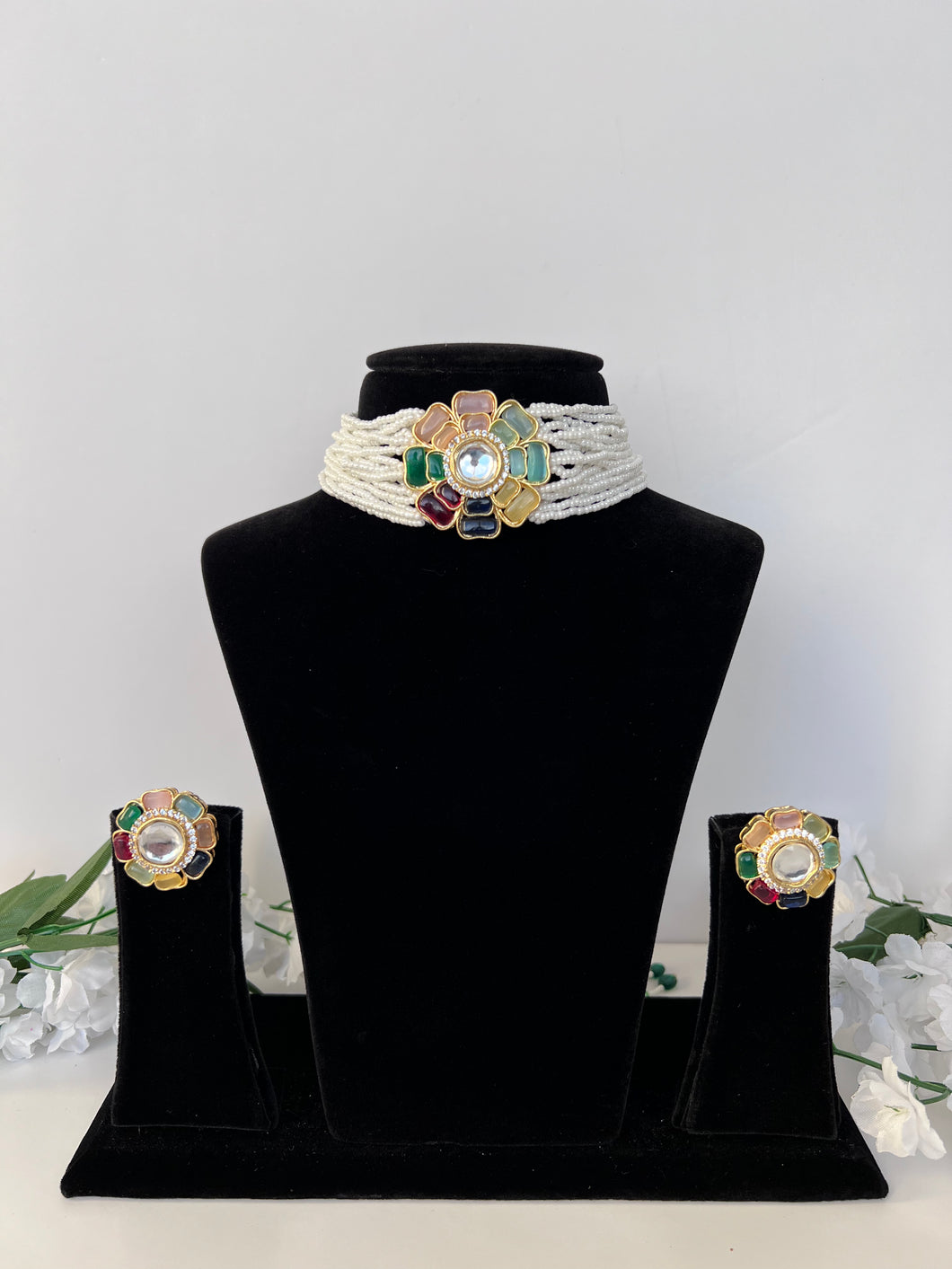 Multi Kundan Choker
