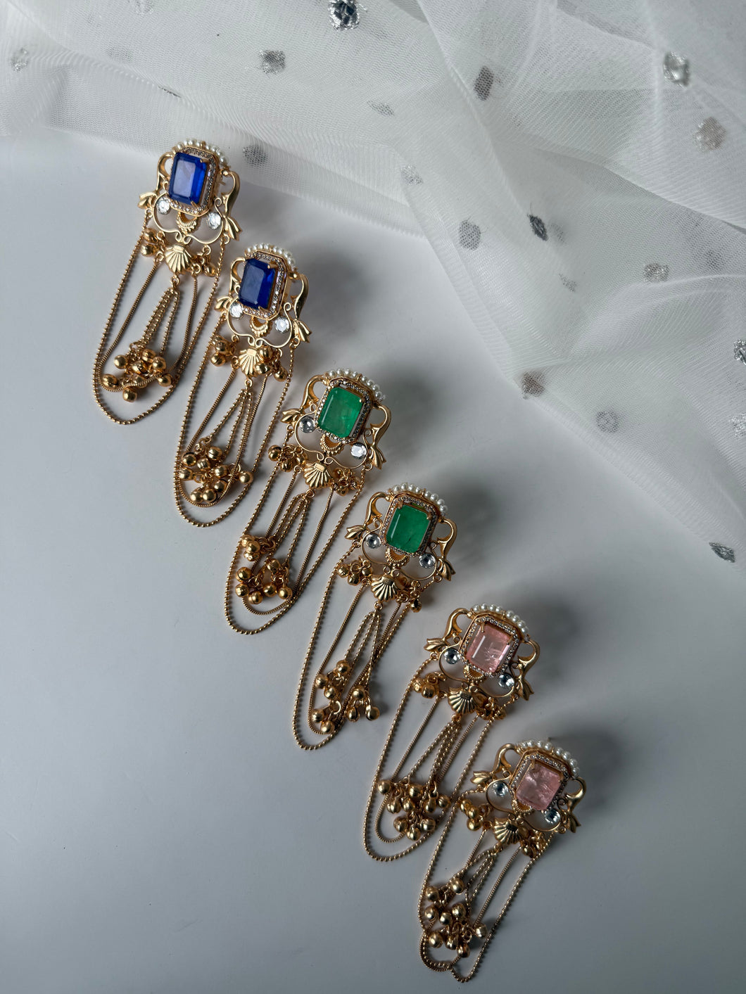 Mina Kundan Earrings
