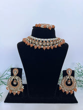 Load image into Gallery viewer, Rust Orange Necklace Set
