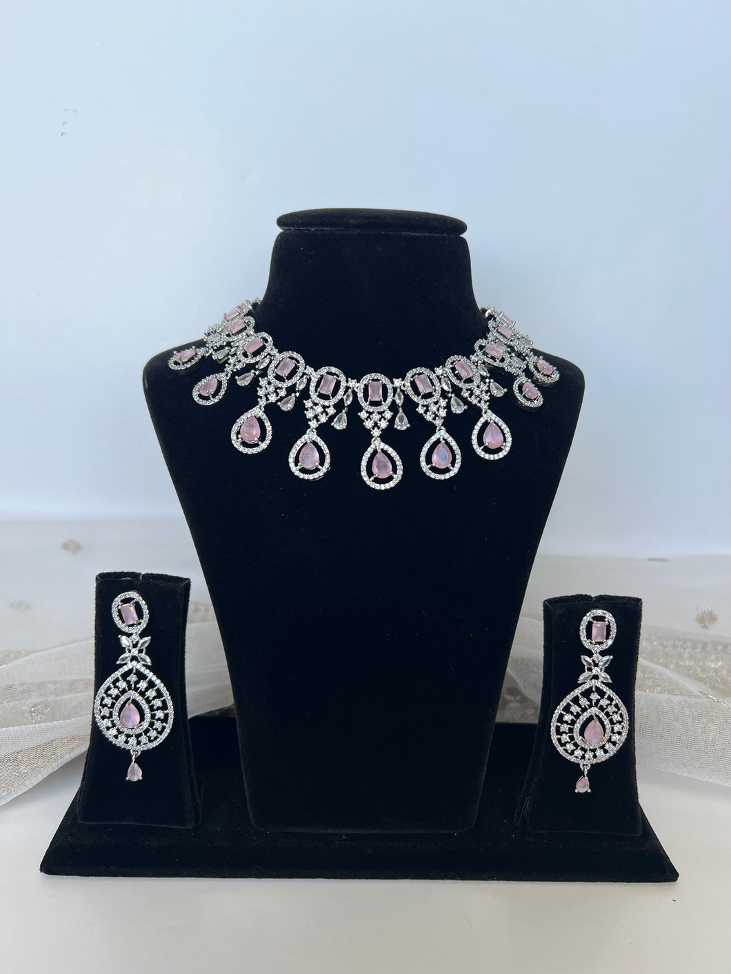 Sapna Pink Diamond Set