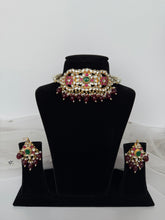 Load image into Gallery viewer, Burgundy Choker Set
