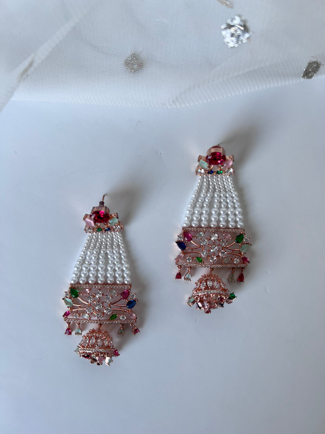 Rose Diamond Earrings