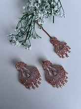 Load image into Gallery viewer, Rose Gold Statement Earrings
