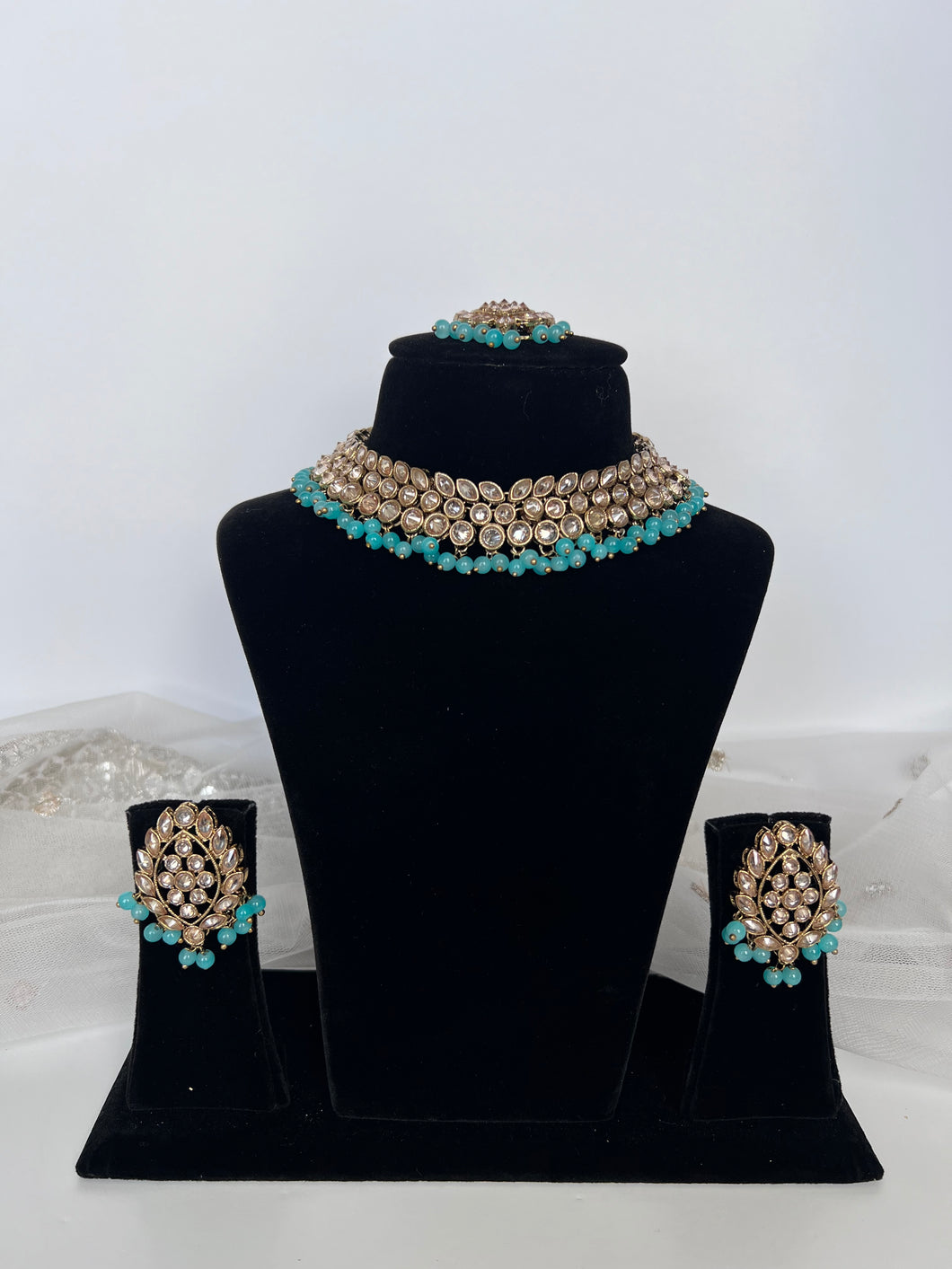 Blue Necklace Set