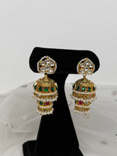 Load image into Gallery viewer, Kundan Jhumke Multi
