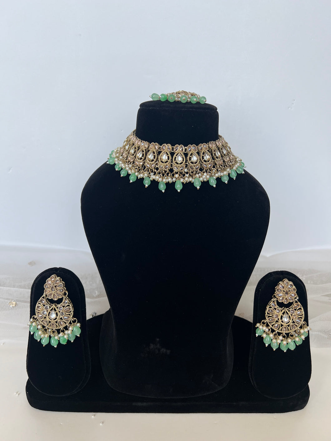 Rubal Kundan Set (4 colours)