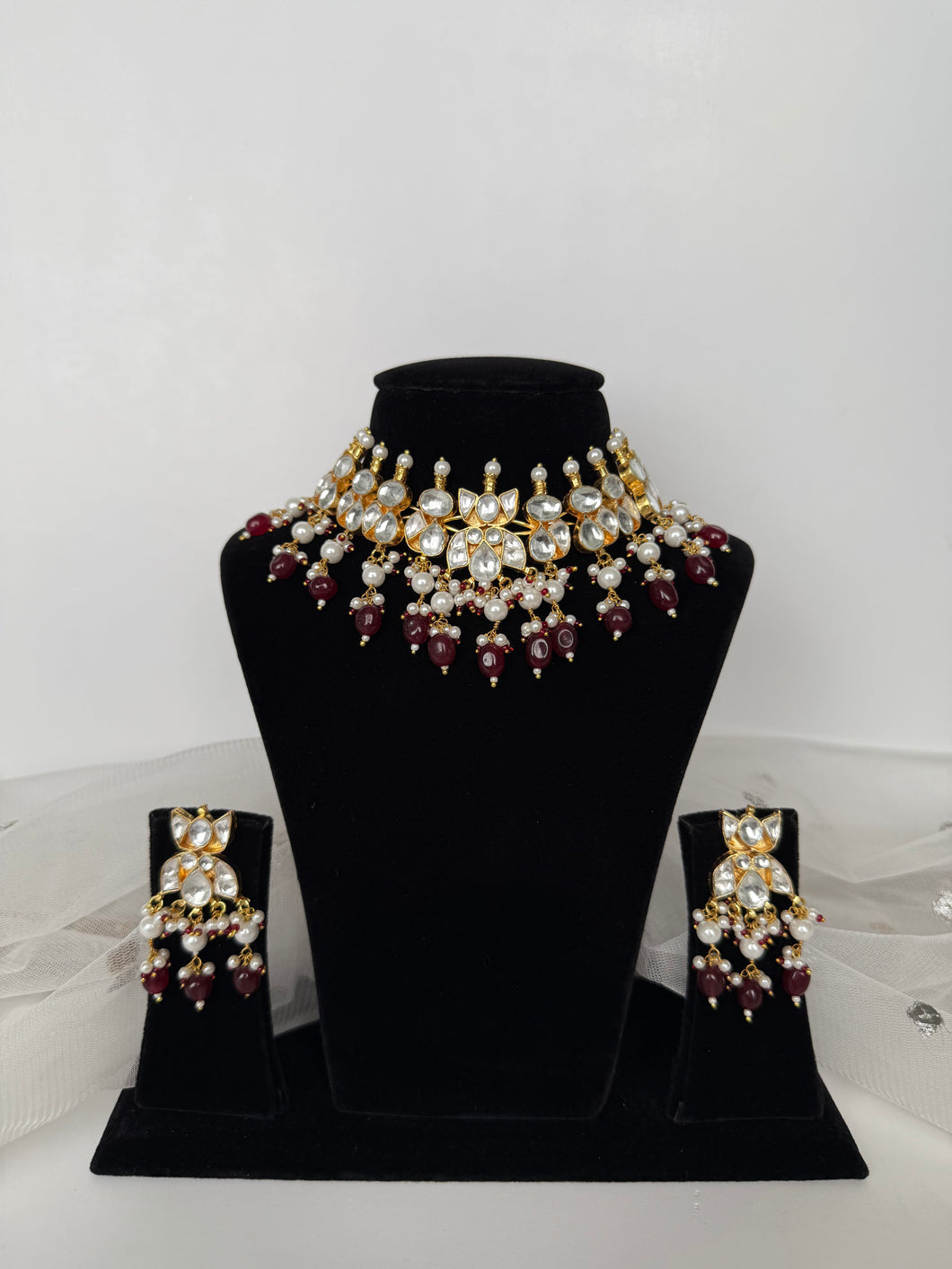 Akashi Kundan Set (3 colours)