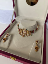 Load image into Gallery viewer, Antique Ruby Choker Set
