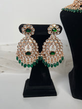 Load image into Gallery viewer, Radhika Tiyani Kundan Bridal (green)
