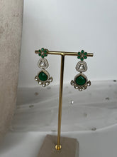Load image into Gallery viewer, Payal Kundan Set (green)
