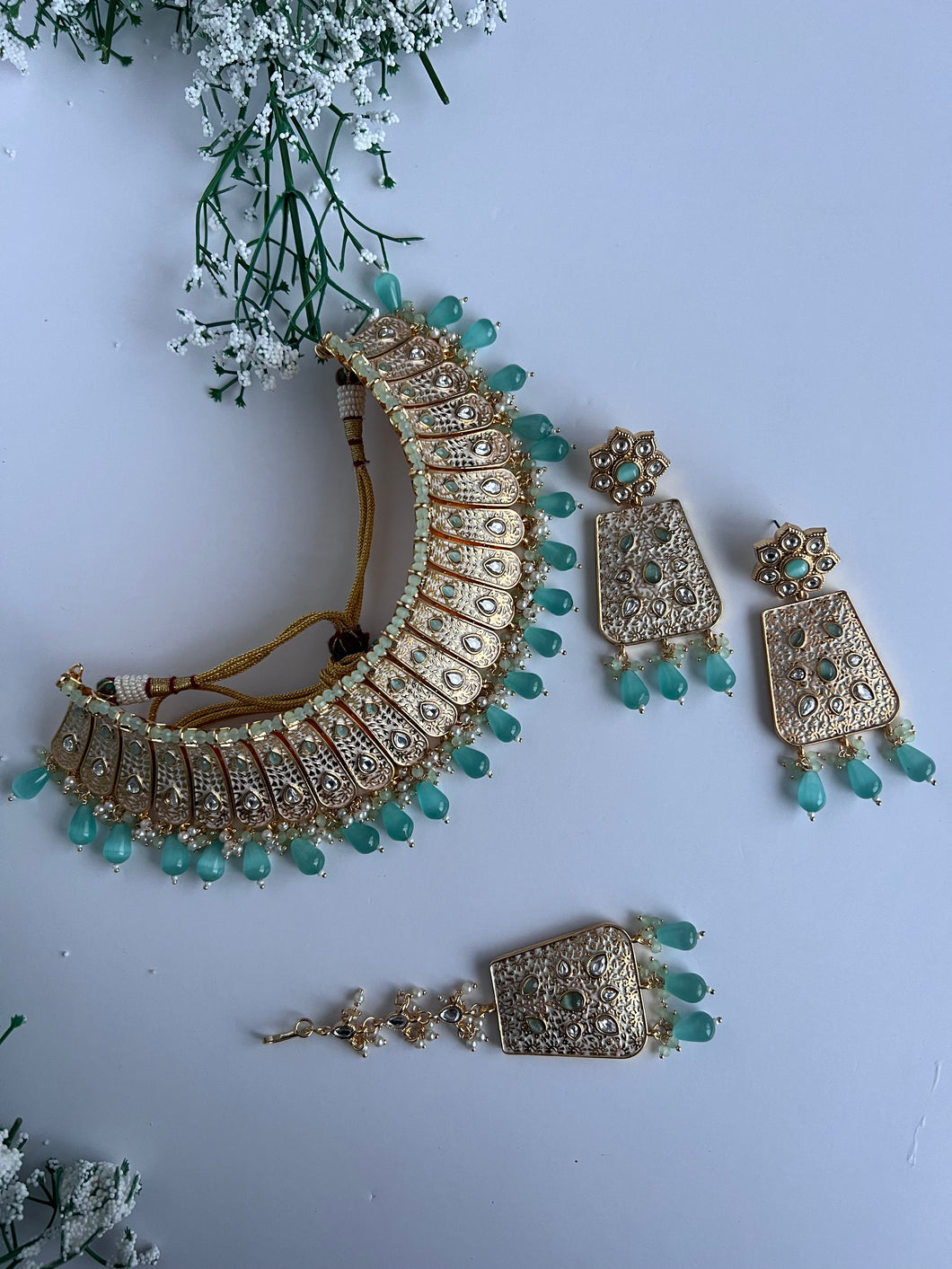 Sage Meenakari Set