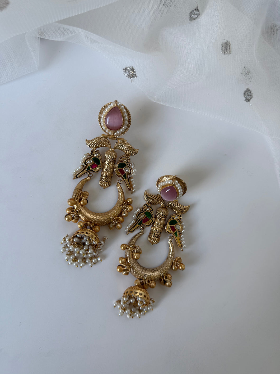 Birdie Kundan Earrings