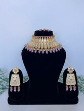 Load image into Gallery viewer, Pink Meenakari Set
