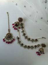 Load image into Gallery viewer, Hot Pink Bahubali Jhumke
