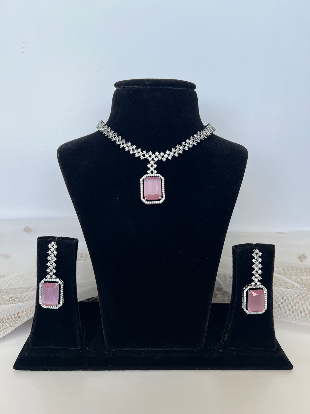 Pink Diamond Drop Set