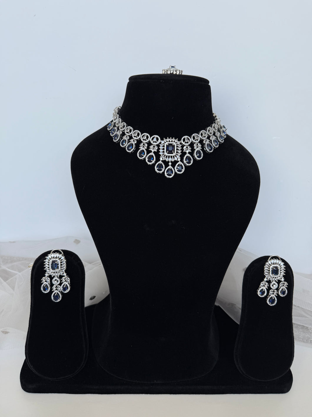 Sapphire Diamond Set