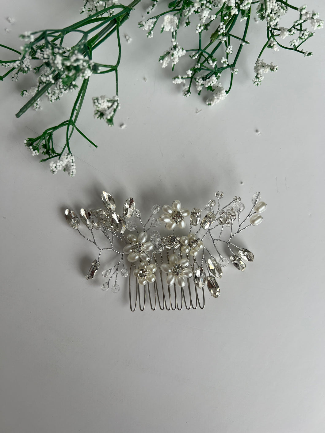 Silver hair accessory