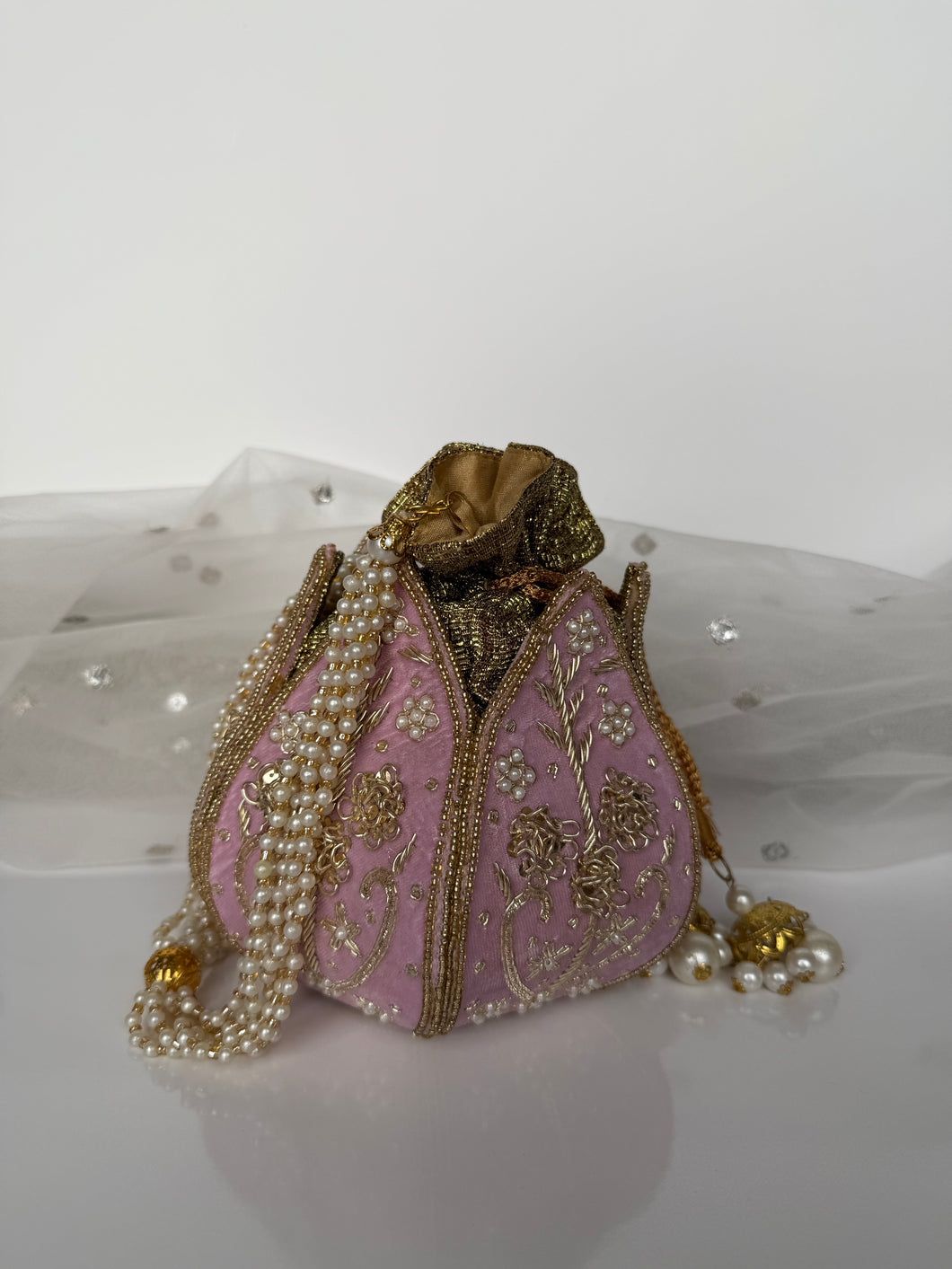 Pink Potli Bag
