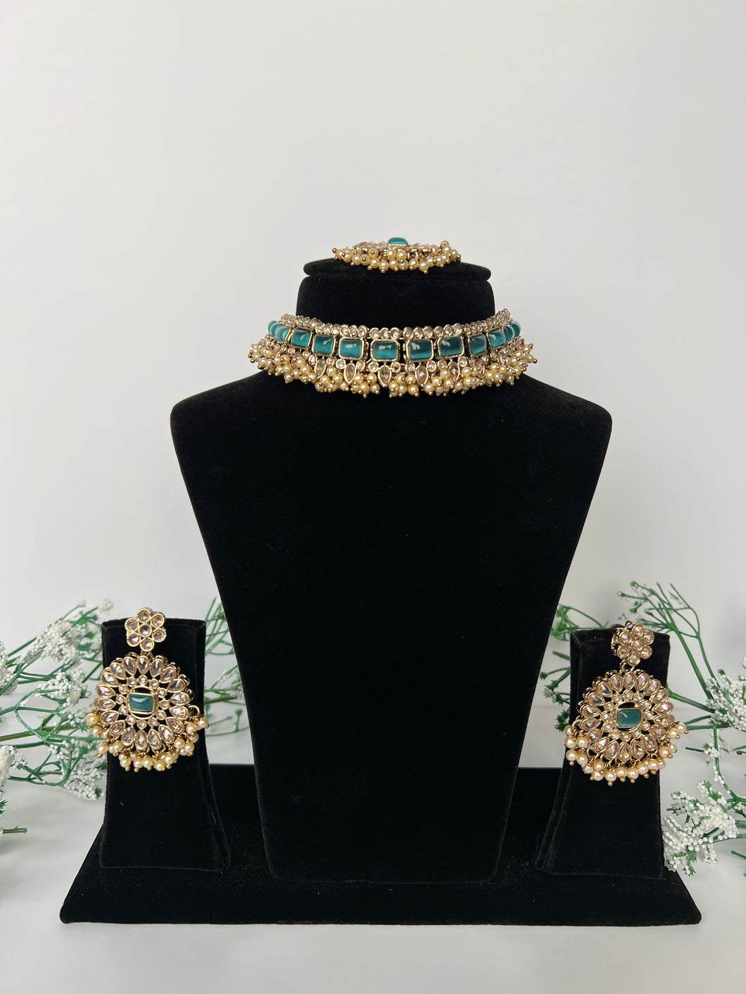 Blue Necklace Set
