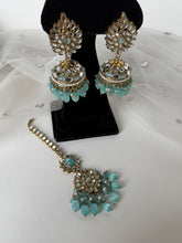 Load image into Gallery viewer, Blue Jhumki Tikka

