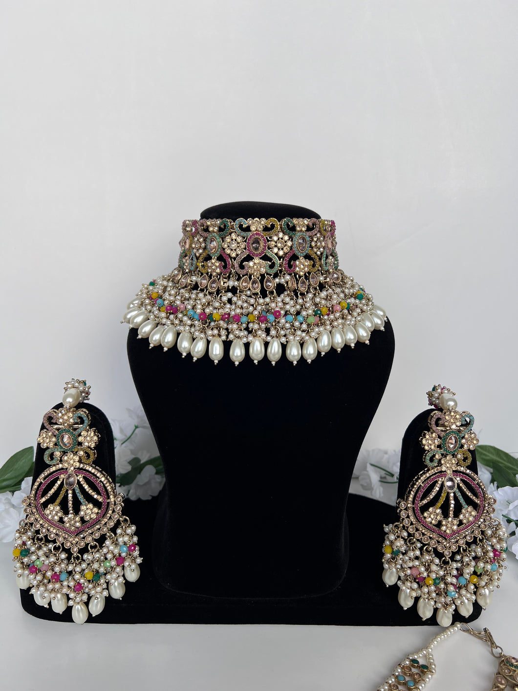 Nabeela Pakistani Set Multi