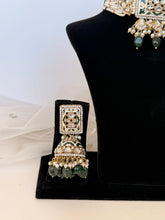 Load image into Gallery viewer, Emerald Green Set in Meenakari
