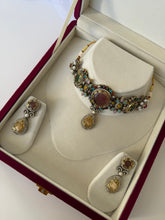 Load image into Gallery viewer, Diya Sabyasachi Stone Choker (Mauve Pink)

