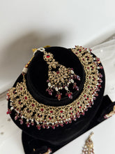 Load image into Gallery viewer, Maroon Bridal Set
