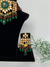 Load image into Gallery viewer, Olivia in Green Kundan
