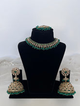 Load image into Gallery viewer, Patiala Necklace Set Green
