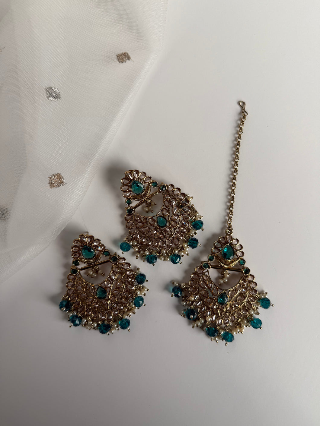 Teal Tikka Set