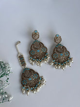 Load image into Gallery viewer, Rubani Earring Tikka Set (3 colours)
