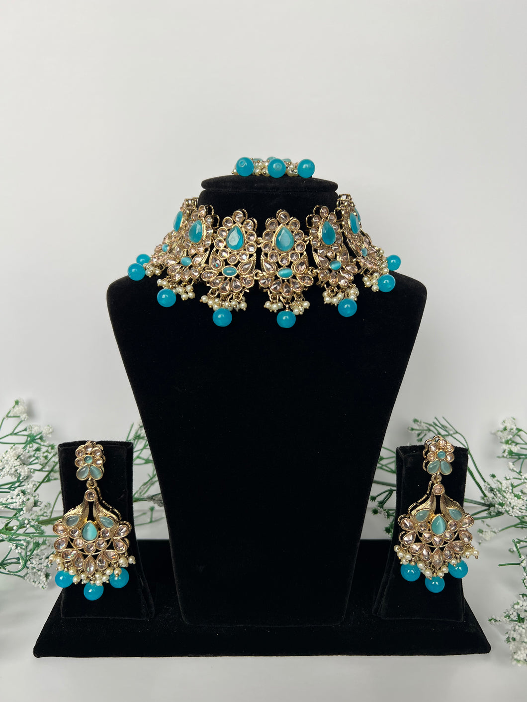 Feroza Blue Set