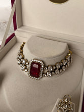 Load image into Gallery viewer, Fiona Ruby Choker
