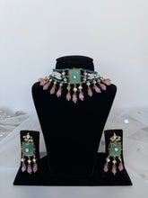 Load image into Gallery viewer, Rita Kundan Pink &amp; Blue
