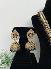 Load image into Gallery viewer, Avneet Mala Set Black
