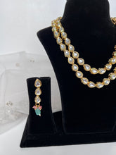 Load image into Gallery viewer, 2 layer kundan set
