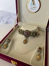 Load image into Gallery viewer, Diya Sabyasachi Stone Choker (Mauve Pink)
