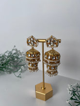 Load image into Gallery viewer, Double Kundan Jhumki
