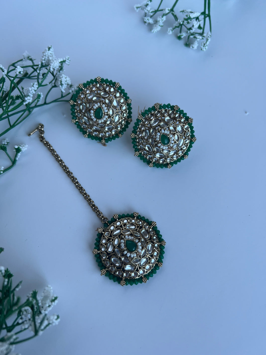 Green studs tikka