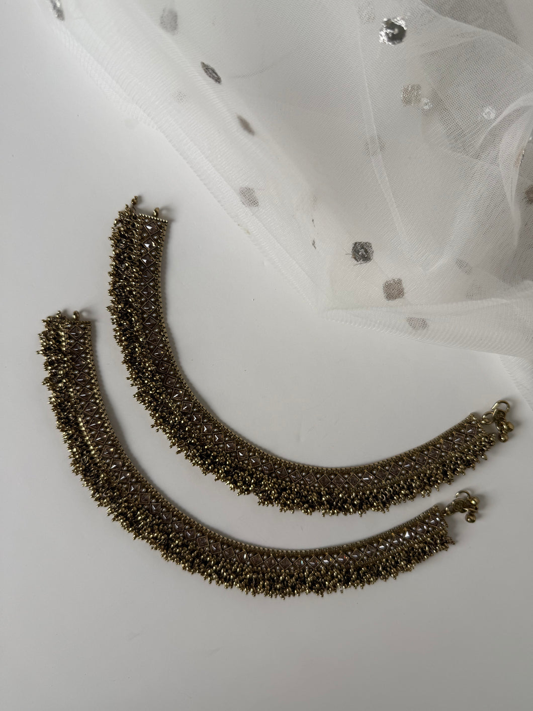 Antique Gold Anklets