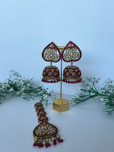 Load image into Gallery viewer, Maroon Jhumke
