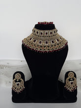 Load image into Gallery viewer, Tasveer Maroon Bridal Set

