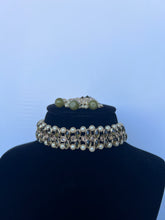 Load image into Gallery viewer, Preet Choker in Mehndi Green
